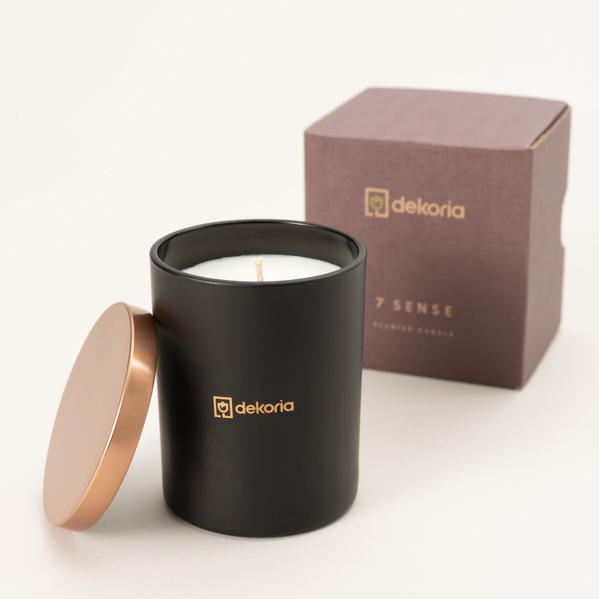 Świeca zapachowa sojowa 7Sense, 8x8x10 cm