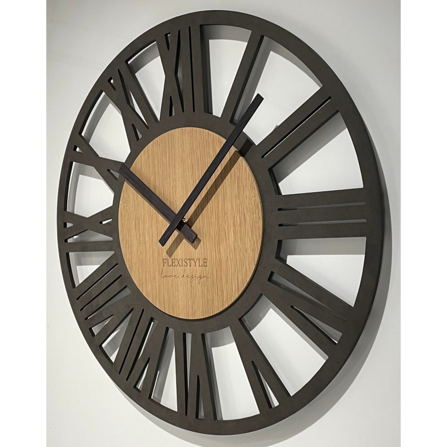 Zegar ścienny Loft Adulto 50cm czarny