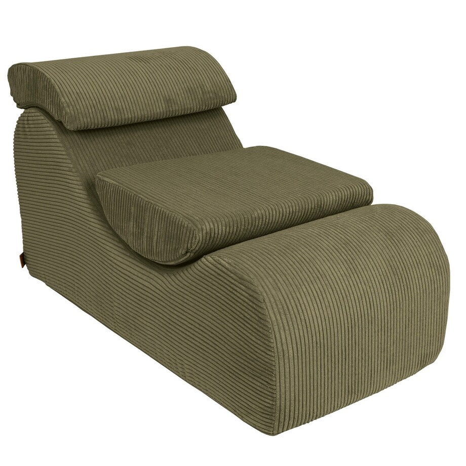 Pufa dla dzieci, Wave Lounger, Aesthetic, Khaki