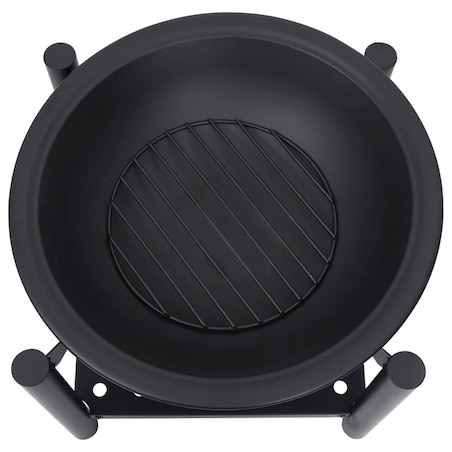 vidaXL Palenisko z pogrzebaczem, 54x54x55 cm, stalowe