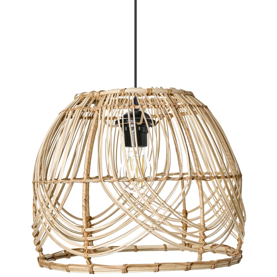 Lampa wisząca POSTRERO Rattan Naturalny