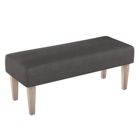 Ławka, grafitowy, 100 x 40 x 40 cm, Etna