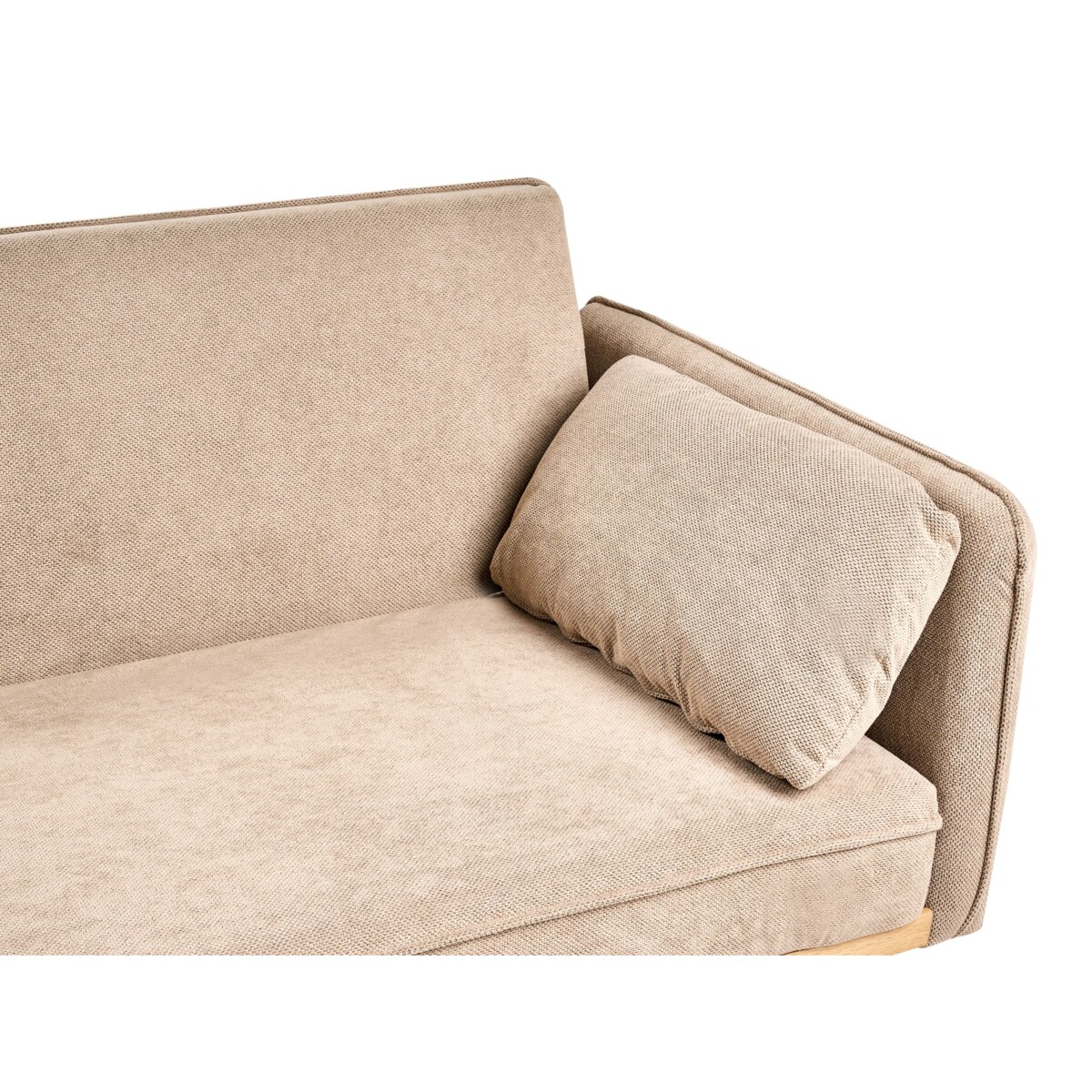 Sofa rozkładana ASAA Jasnobrązowy