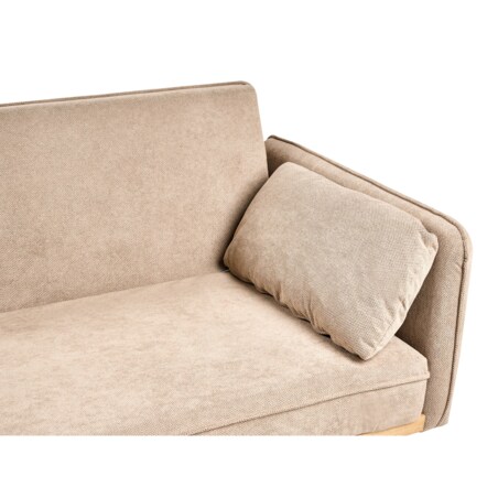 Sofa rozkładana ASAA Jasnobrązowy