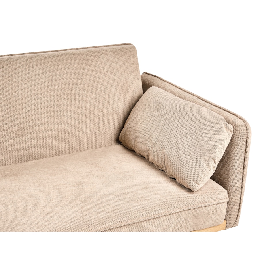 Sofa rozkładana ASAA Jasnobrązowy