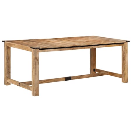 vidaXL Stół do jadalni, 200x100x75 cm, lite drewno mango