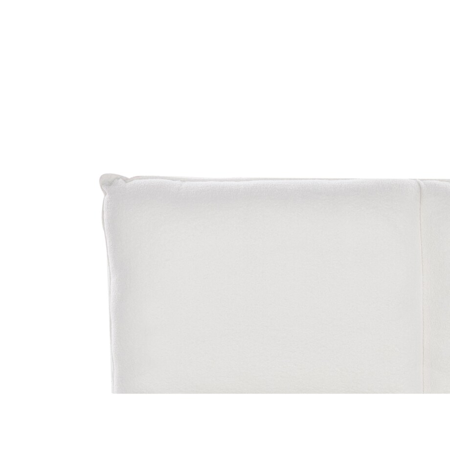 Łóżko boucle 160 x 200 cm białe VINAY