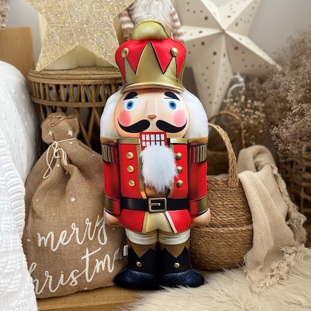 Poduszka świąteczna Dziadek do orzechów