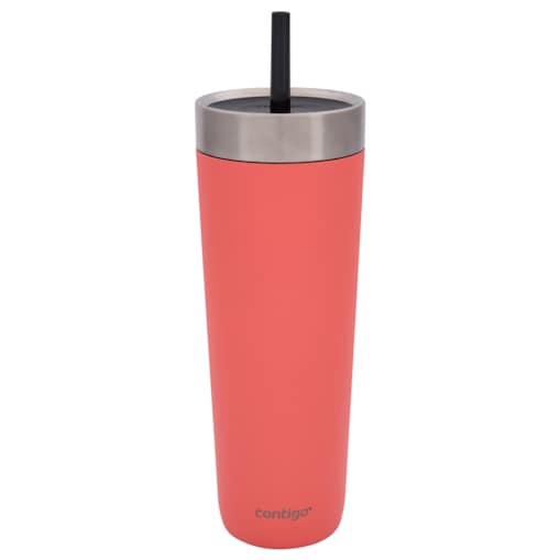 Kubek termiczny ze słomką Luxe Tumbler 720ml - Coral