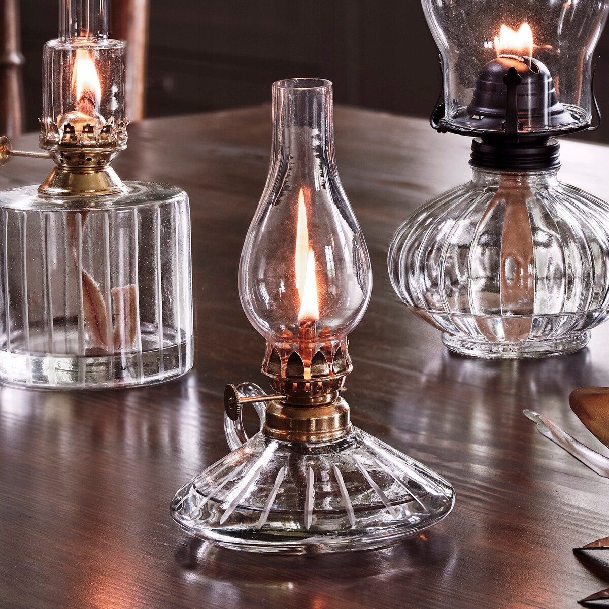 KLOSZ DO LAMPY NAFTOWEJ SZKLANY PRZEZROCZYSTY 12cm EKO DO LAMP NAFTOWYCH