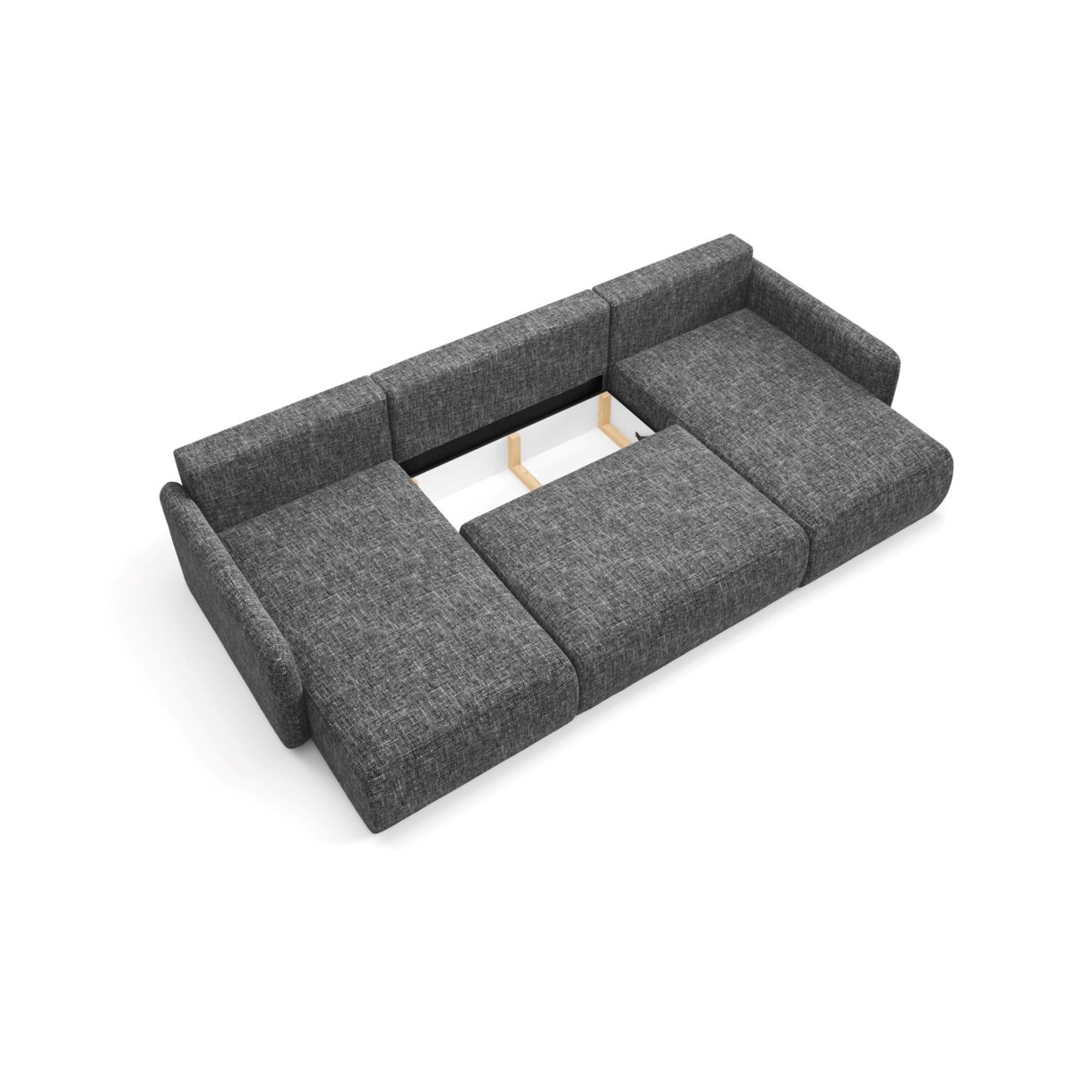 Narożnik LIVELLO U z funkcją spania Kolor: IMO 60