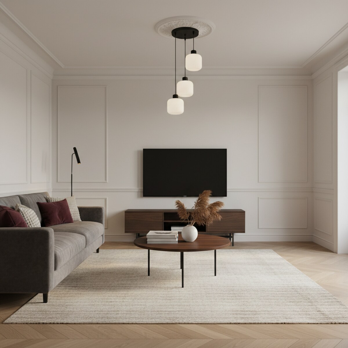 lampa wisząca kaskadowa 3 punktowa edylit nowoczesna