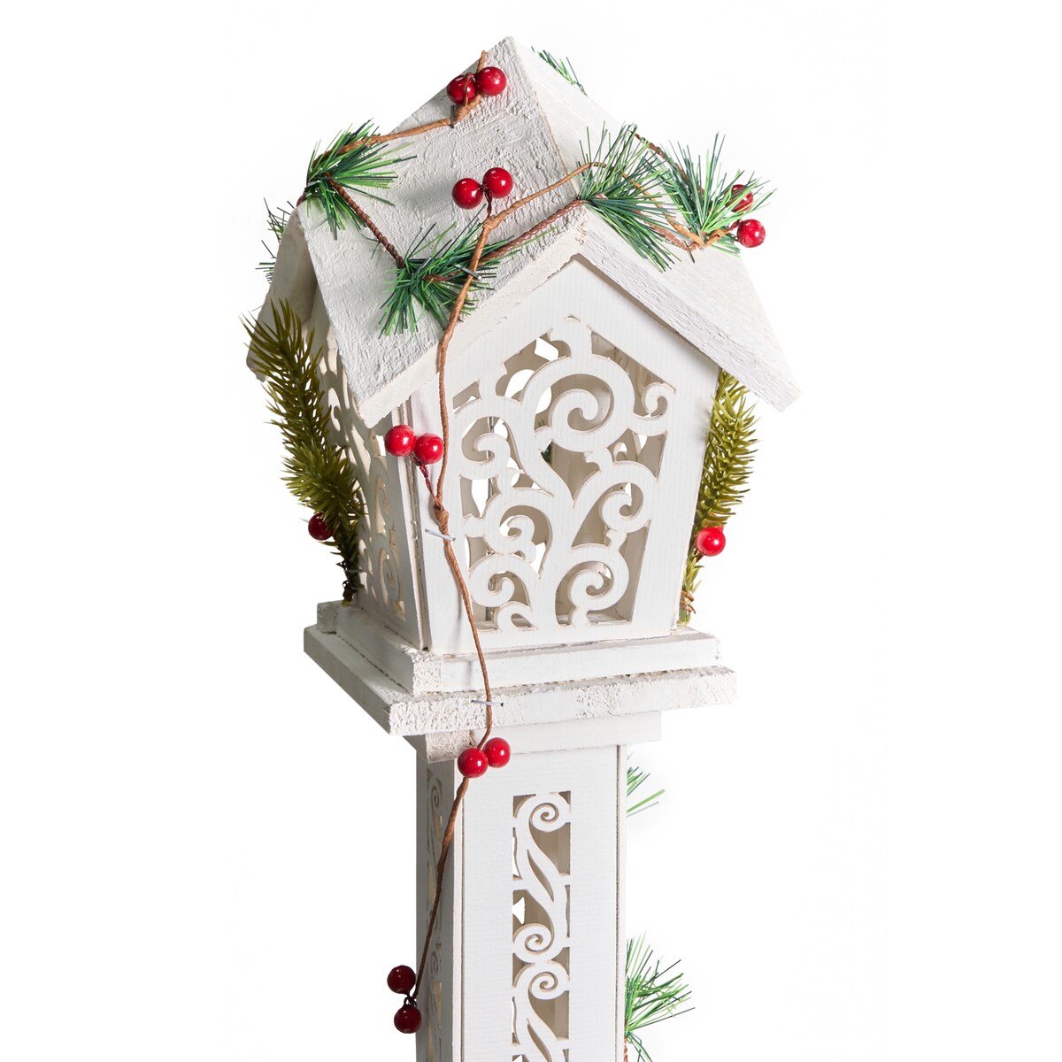 Dekoracja świąteczna LED LUMMENE Latarnia 80 cm Biały