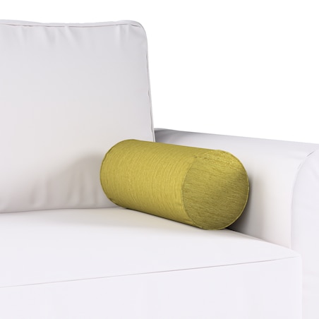 Poduszka wałek prosty, zielony szenil, Ø16 x 40 cm, Chenille