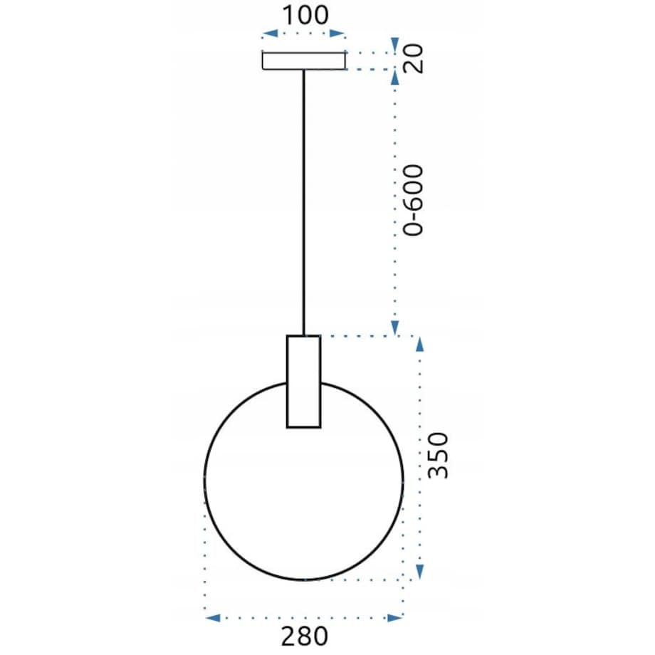 Lampa Sufitowa Złote Metalowe Koło Loft
