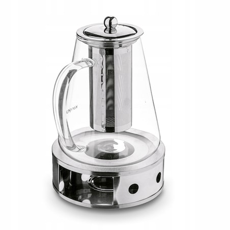 Dzbanek IMBRYK do herbaty z zaparzaczem podgrzewaczem 1,3 l na prezent mama