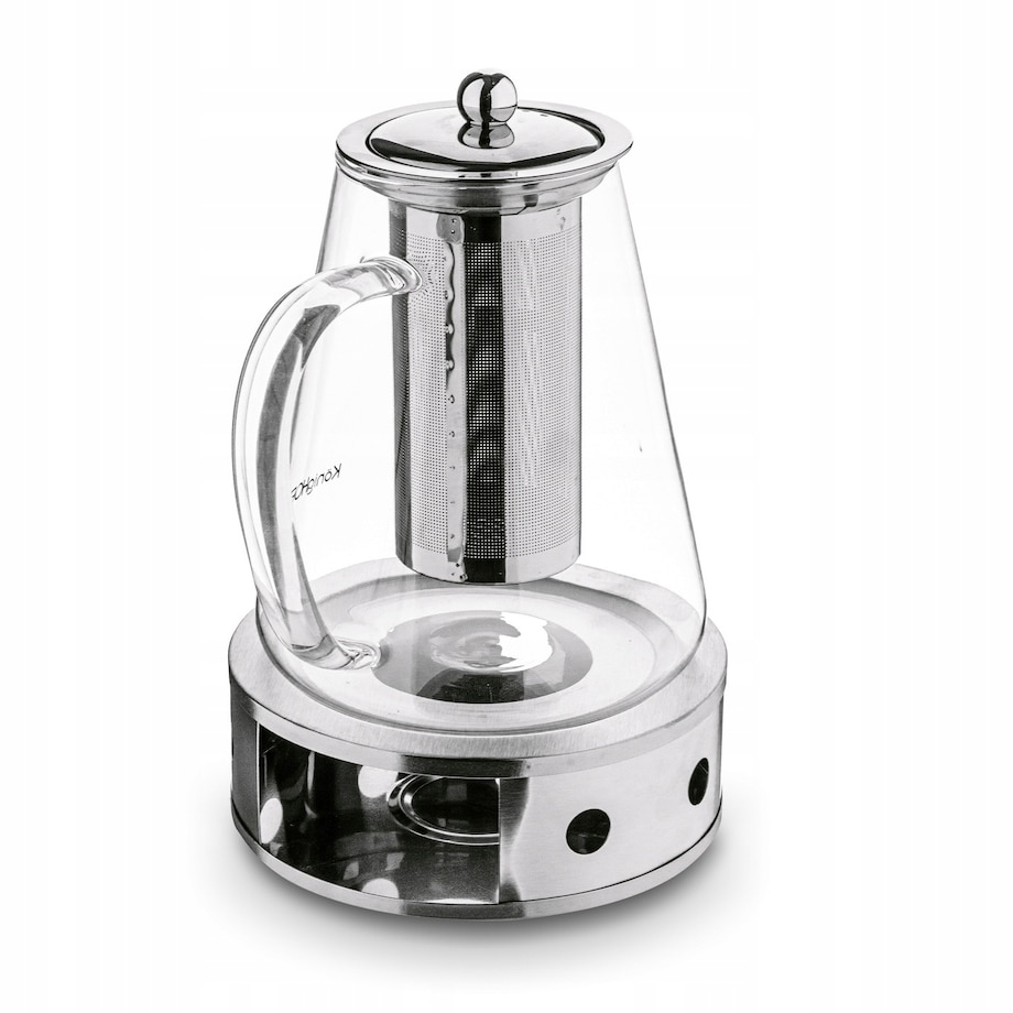 Dzbanek IMBRYK do herbaty z zaparzaczem podgrzewaczem 1,3 l na prezent mama