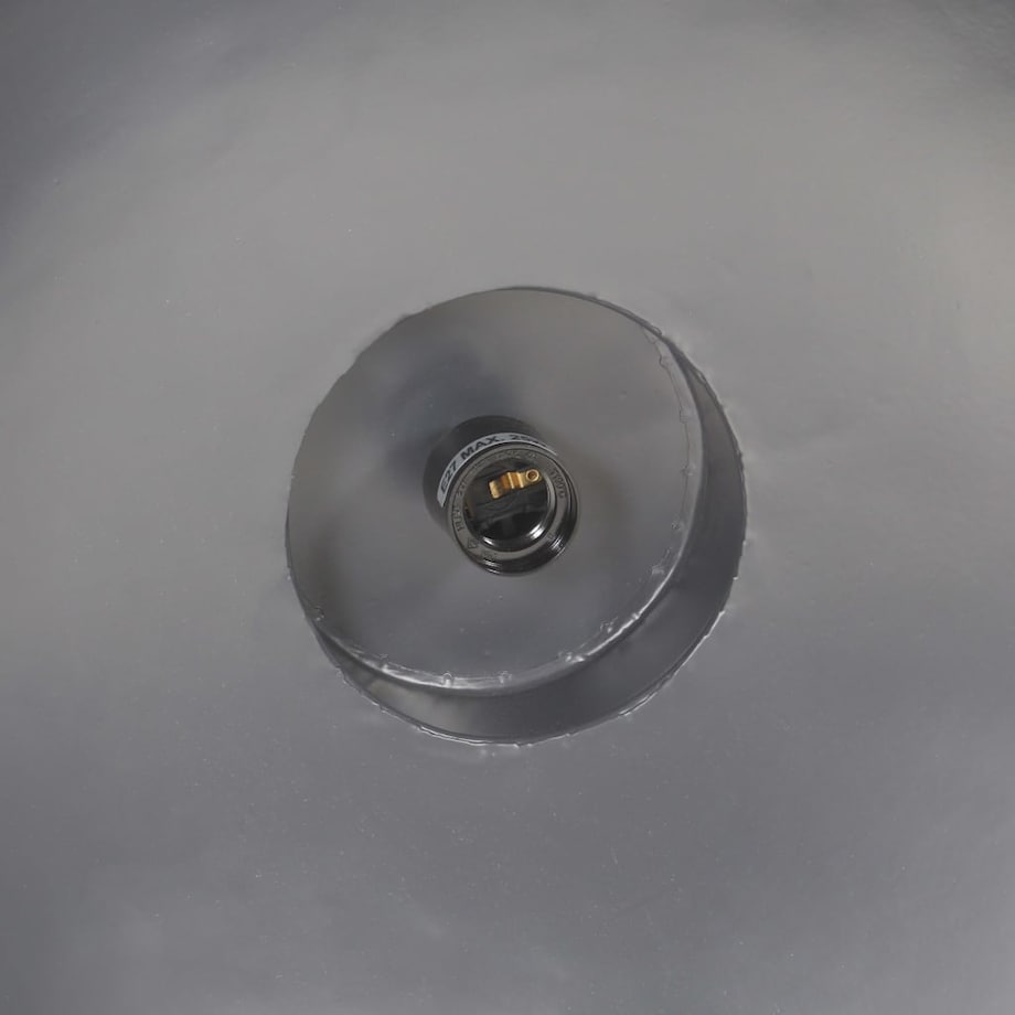 vidaXL Industrialna lampa wisząca, 32 cm, szara, E27