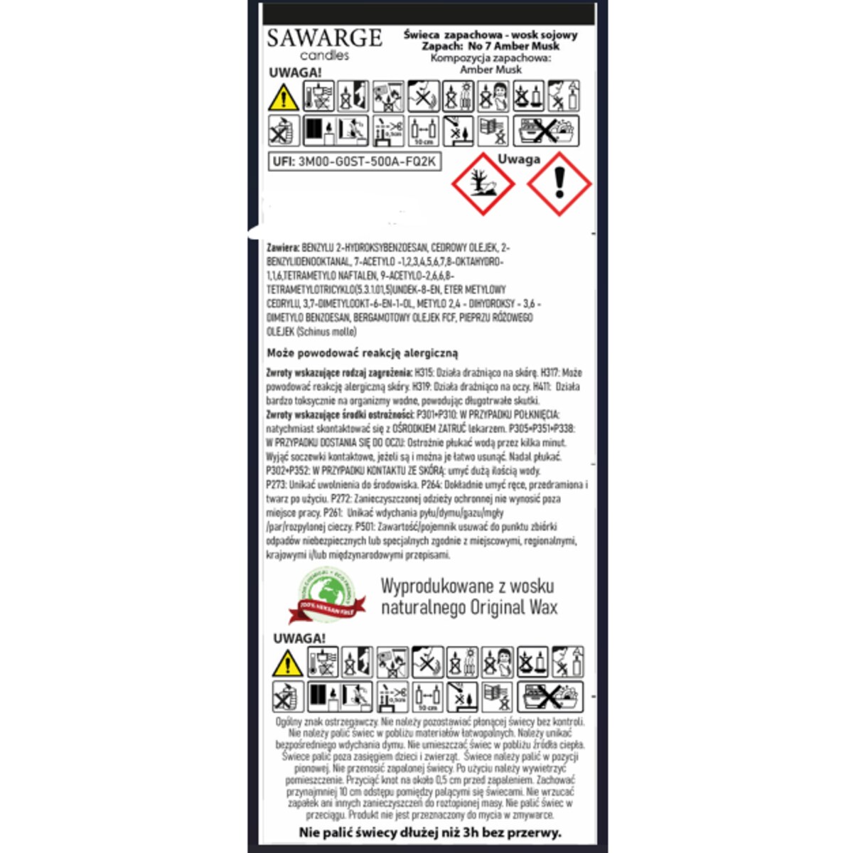 zestaw prezentowy świec zapachowych dla dwojga 6 x 30g