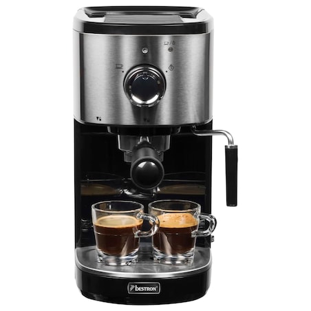 Bestron Ekspres do kawy AES800STE, 1450 W, stal nierdzewna, 1,25 L