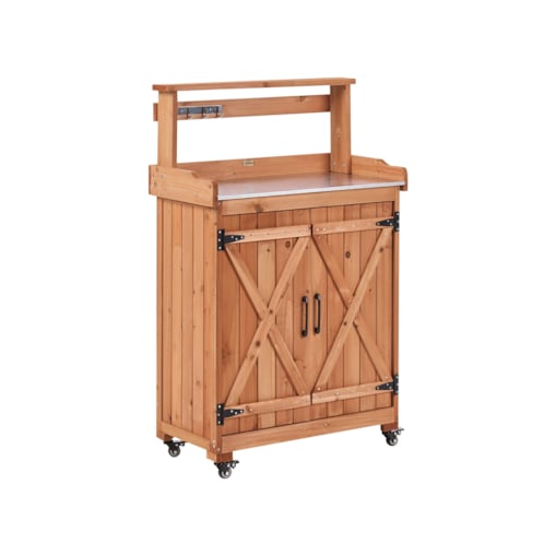 Stół ogrodniczy ALTOLIA Drewno jodłowe 70 cm 40 cm Brązowy