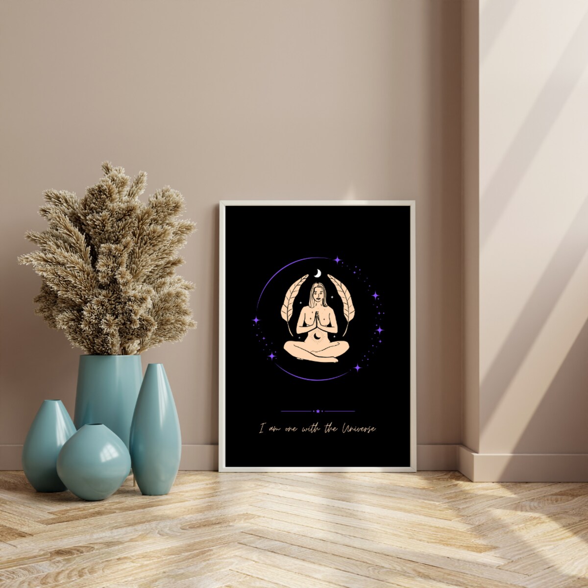 Plakat joga - UNIVERSE