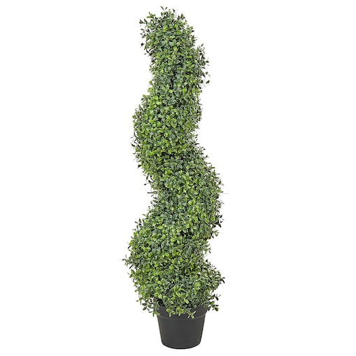 Sztuczna roślina BUXUS SPIRAL TREE 98 cm Zielony