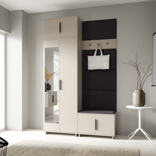 Garderoba do przedpokoju Napoli wersja 4 Trinity 16 kaszmir