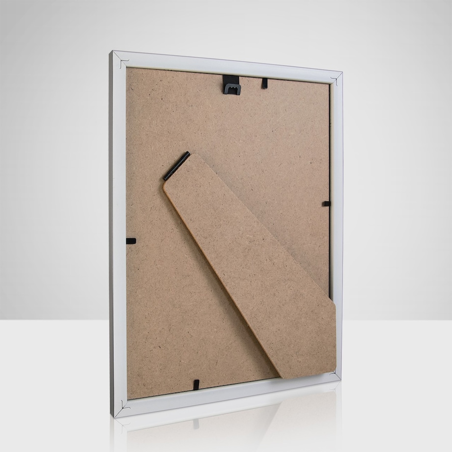 Ramka srebro, 15x21 cm, ramka na zdjęcie, Knor - srebrne ramki do zdjęć i plakatów glamour