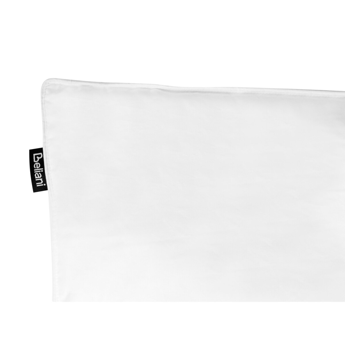 Zestaw 2 poduszek FELDBERG Wysoka Kacze pióra i puch 80 x 80 cm Biały