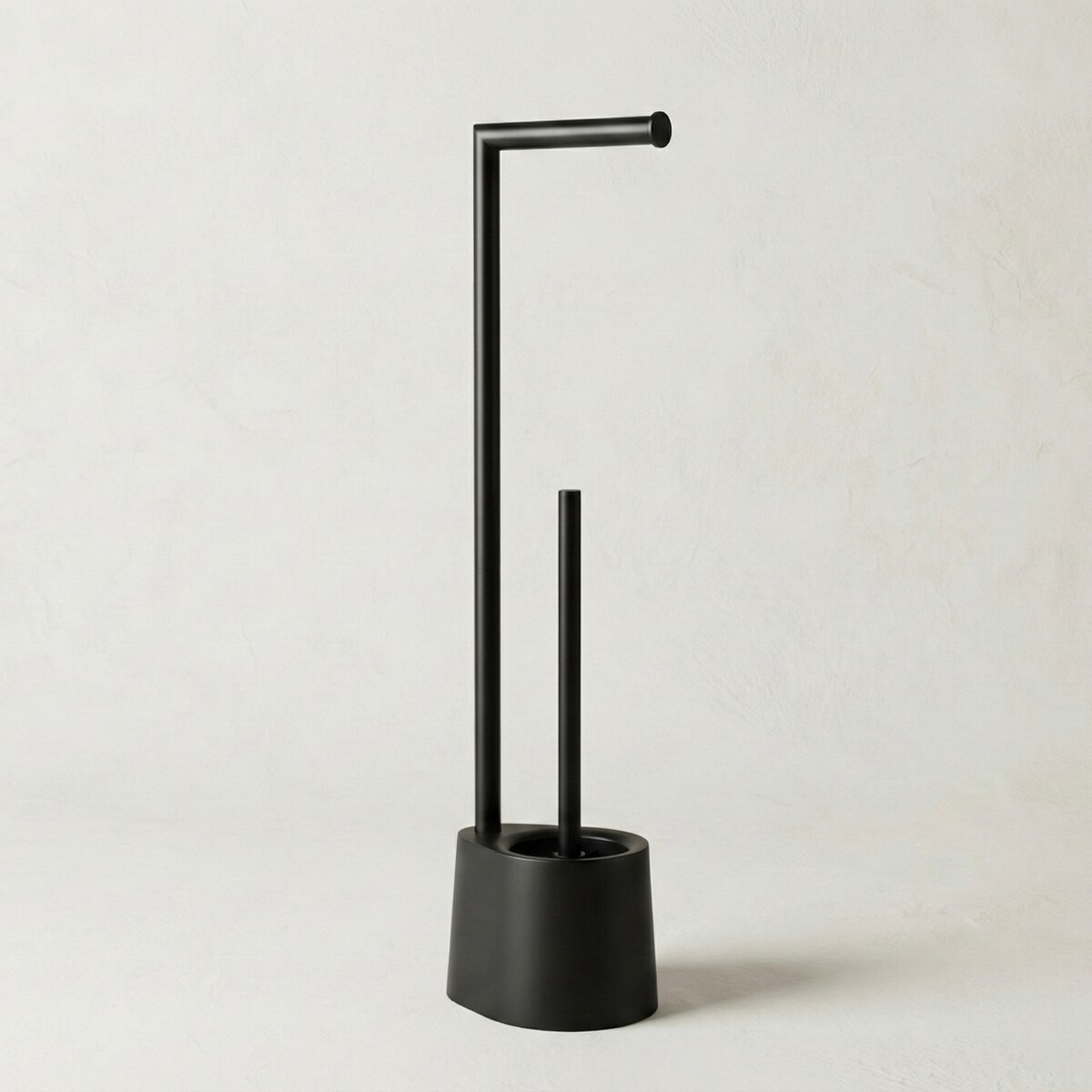 Stojak na papier toaletowy i szczotkę do WC STILK, 63 cm