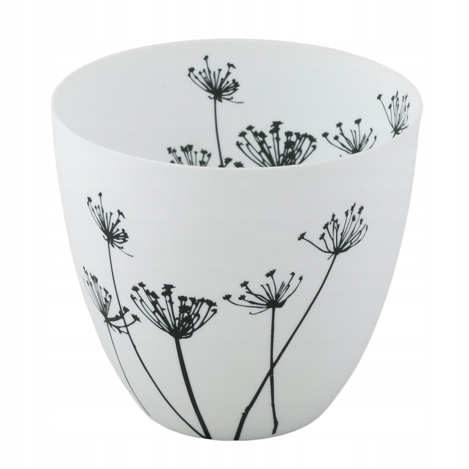 ŚWIECZNIK tealight KWIATY ceramika