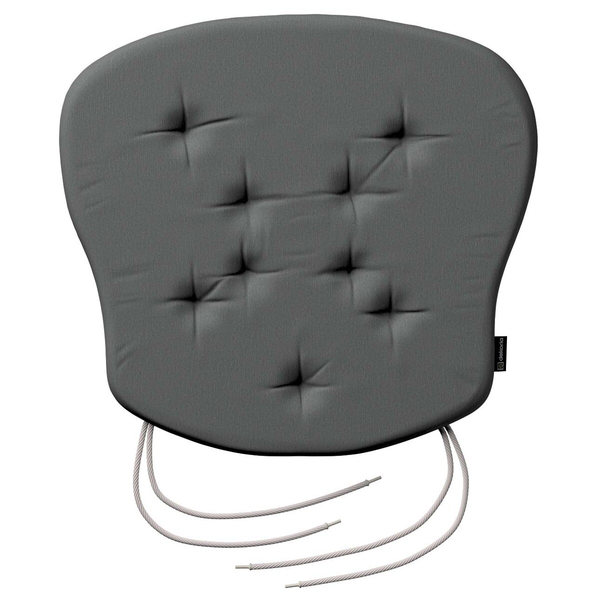 Poduszka na krzesło Filip, szary, 41 x 38 x 3,5 cm, Quadro