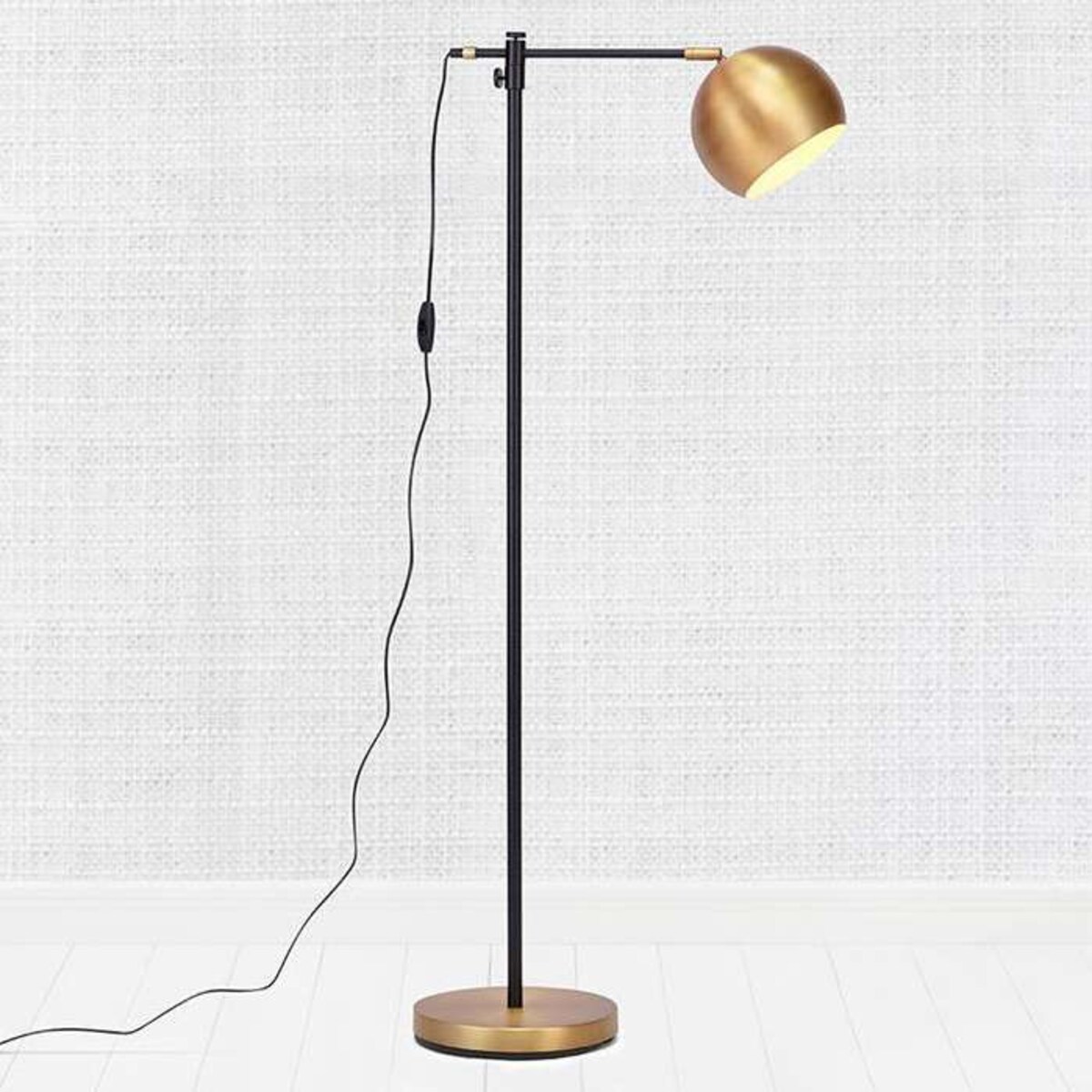 Stojąca LAMPA podłogowa CHESTER 107231 Markslojd metalowa OPRAWA kula ball brąz