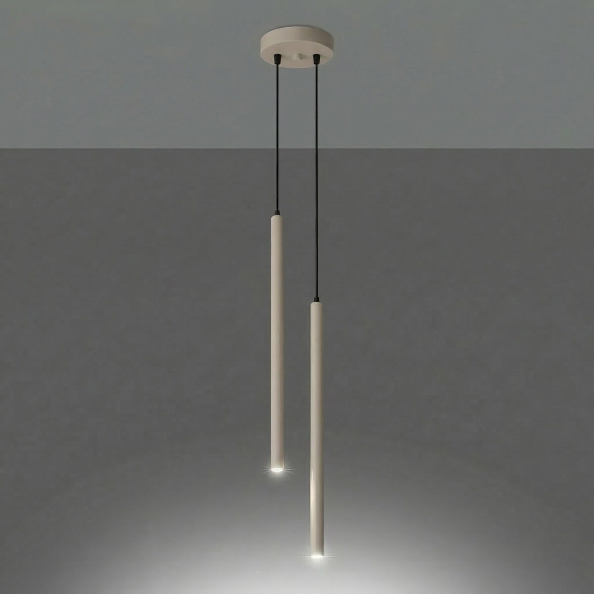 Lampa wisząca PASTELO 2 taupe