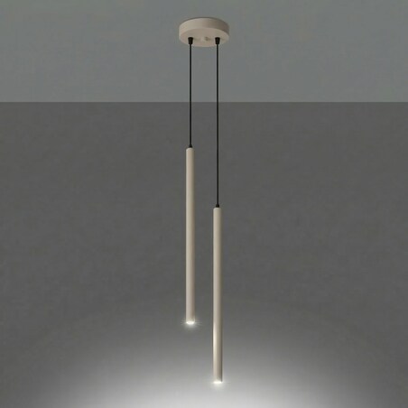 Lampa wisząca PASTELO 2 taupe