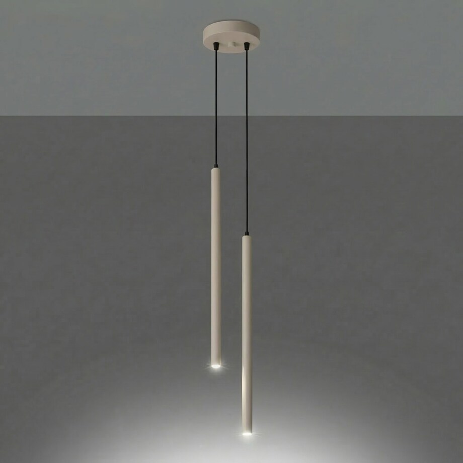 Lampa wisząca PASTELO 2 taupe