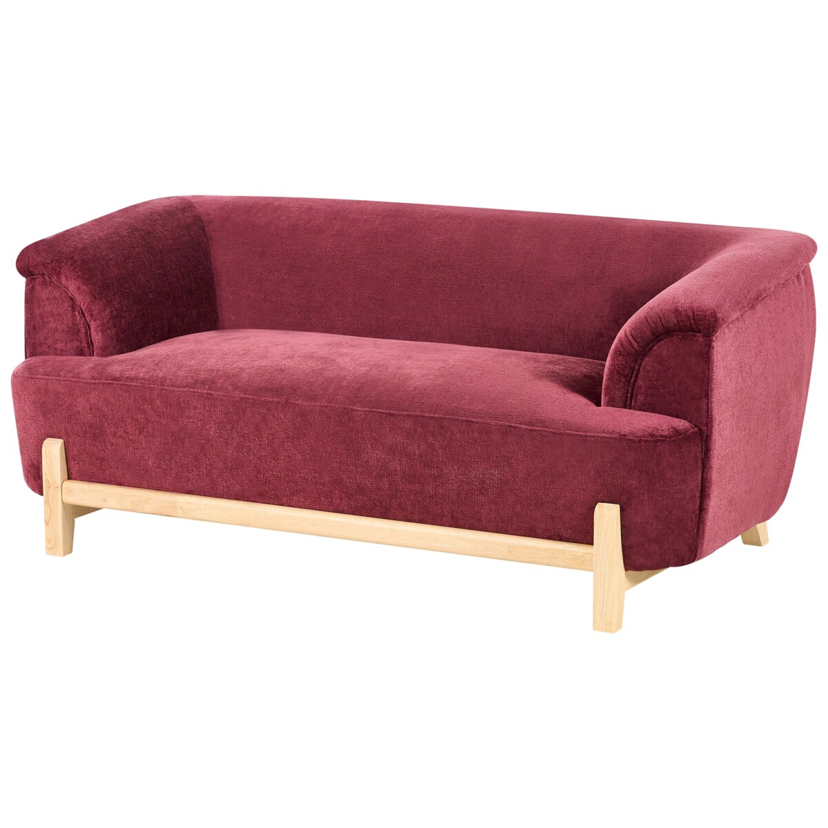 Sofa dla 2 osób ALNOR Szenil Burgundowy