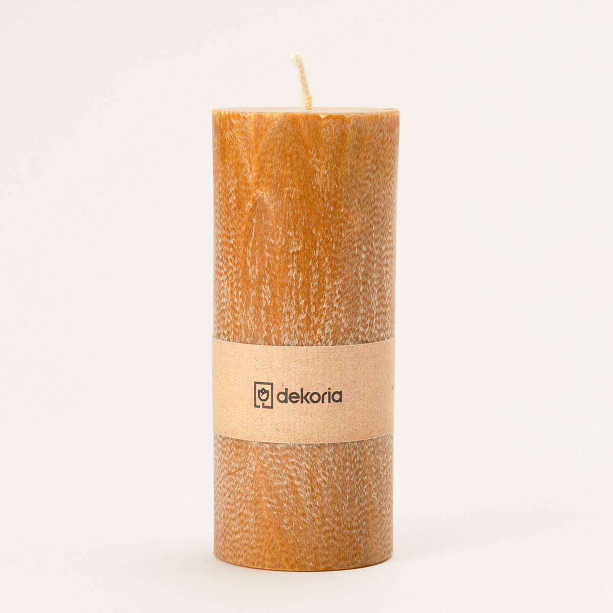 Świeca zapachowa palmowa walec Honey Brown, 6,5x6,5x16 cm