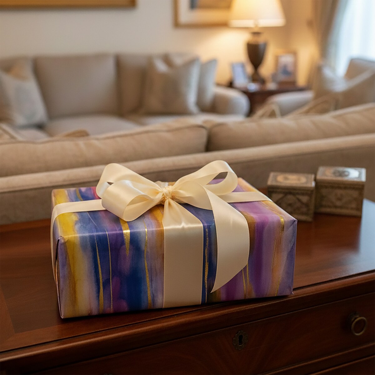 Papier Prezentowy Do Pakowania Prezentów 20 m MEGAROLKA Ozdobny Do Paczek Na Walentynki Urodziny