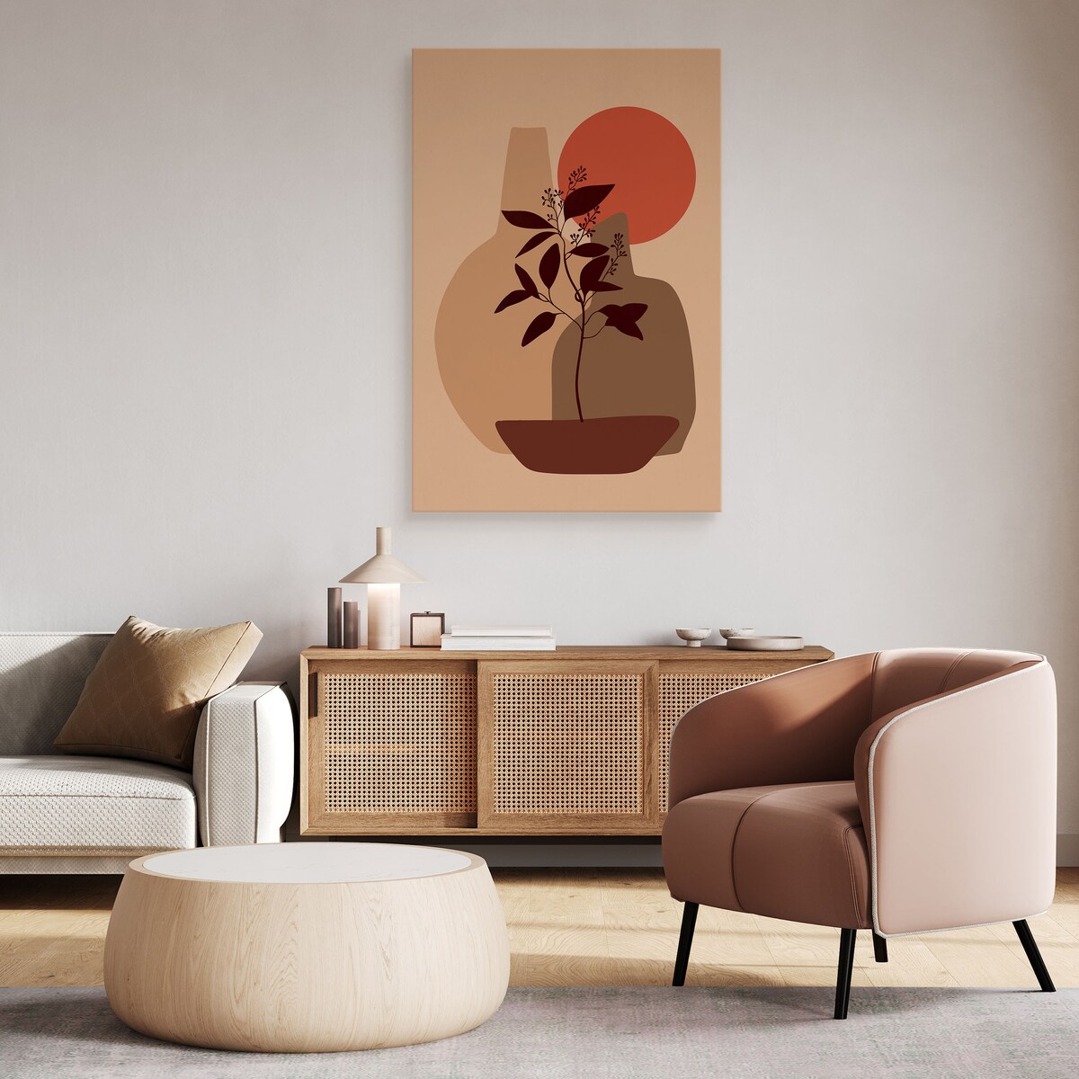 Obraz Martwa Natura W Stylu Boho 30x40cm