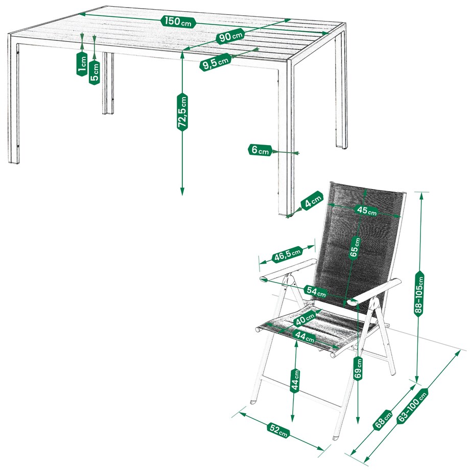 Zestaw Mebli Ogrodowych 6 X Fotel I Stolik Do Ogrodu Na Taras Ogrodowe