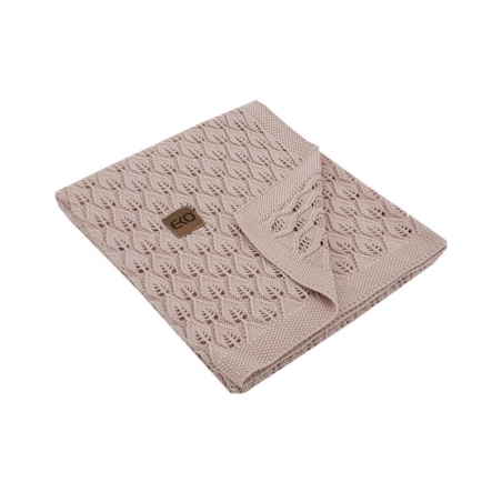 Kocyk bambusowy dla dziecka PUDROWY RÓŻ