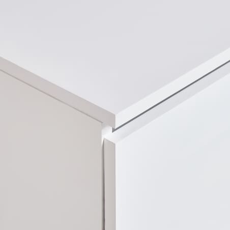 Szafka łazienkowa wisząca pod umywalkę RUPANCO 80 cm Biały