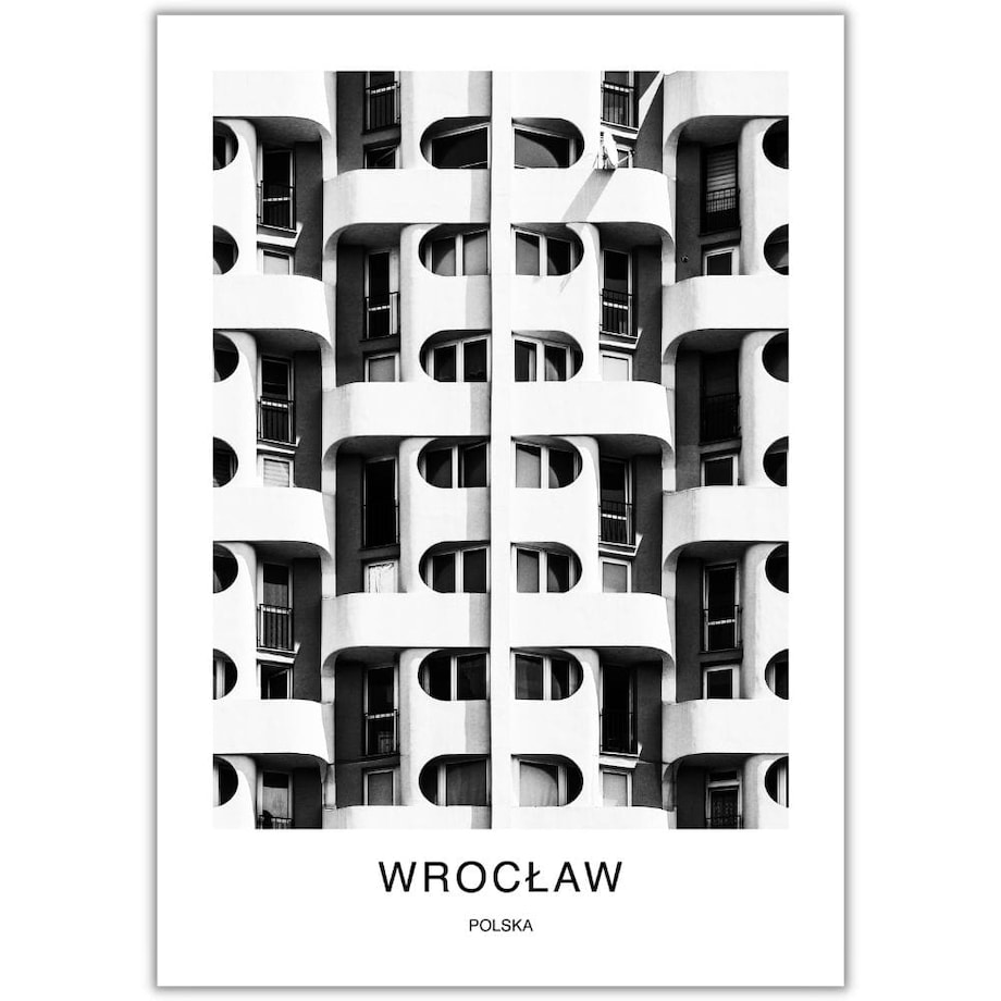 plakat wrocław 21x30 cm