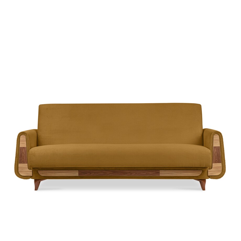 KONSIMO GUSTAVO II Sofa 3-osobowa, kolor żółty