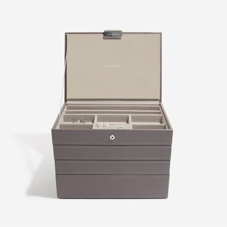 Szkatułka na biżuterię Stackers poczwórna classic brązowa