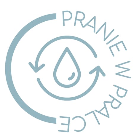 Pufa siedzisko Hippo Soft - Niebieska