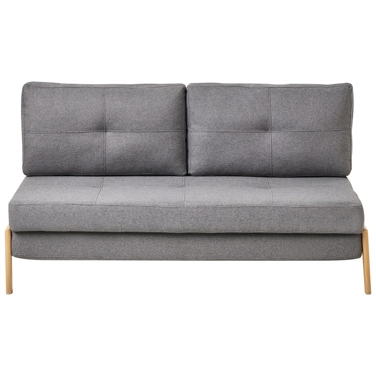 Sofa rozkładana dla 2 osób EDLAND Ciemnoszary
