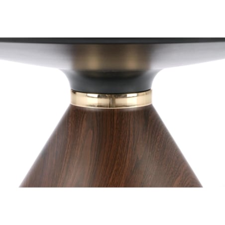 STOLIK KAWOWY Suli 70x43 cm CERAMICZNY BLAT marmur orzech